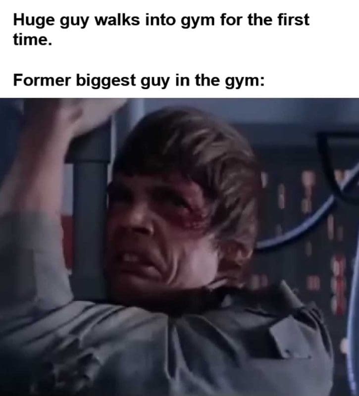 Huge Guy Walks Into Gym For The First Time Former Biggest Guy In The Gym