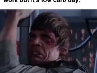 When There's Birthday Cake At Work But It's Low Carb Day