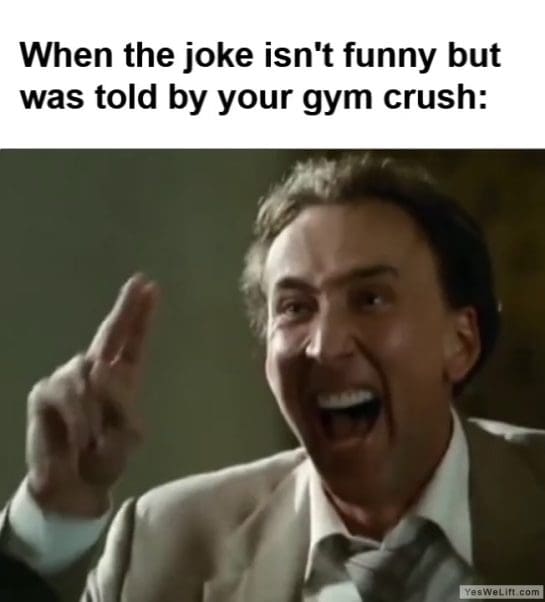 When The Joke Isnt Funny But Was Told By Your Gym Crush frame at ms