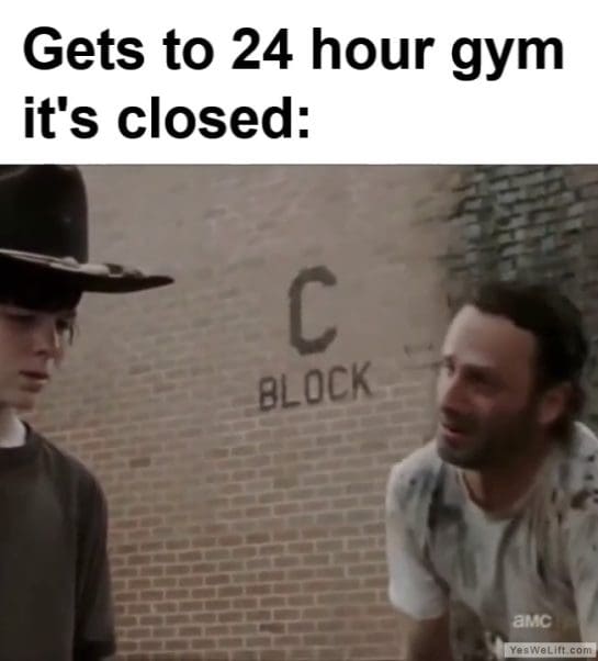 Gets To Hour Gym Its Closed frame at ms