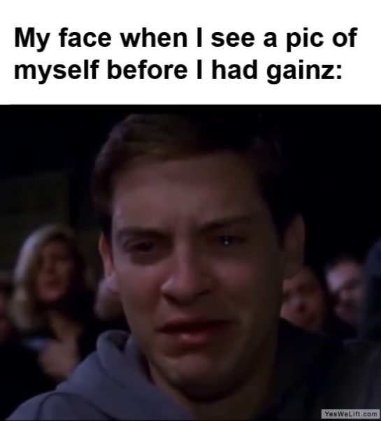 My Face When I See A Pic Of Myself Before I Had Gainz frame at ms