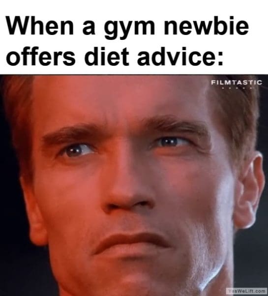 When A Gym Newbie Offers Diet Advice frame at ms
