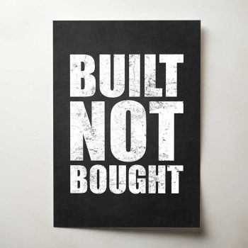 Built Not Bought P