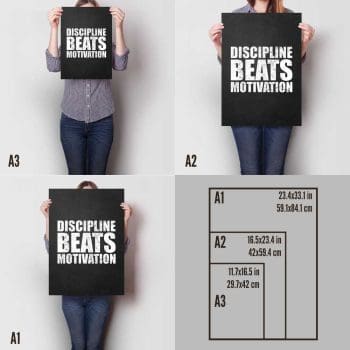 Consistency Creates Discipline Beats Motivation A Sizes