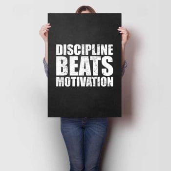 Consistency Creates Discipline Beats Motivation A