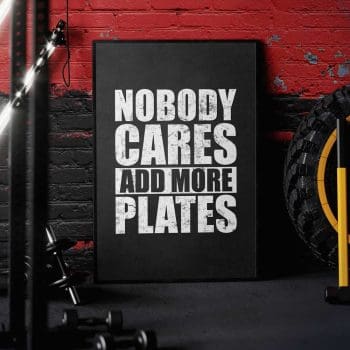 Nobody Cares Add More Plates