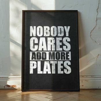 Nobody Cares Add More Plates