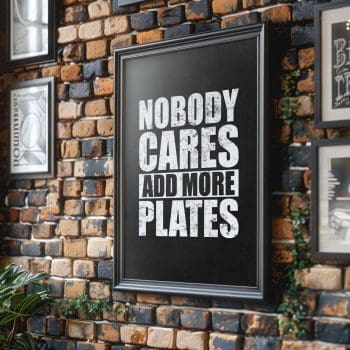 Nobody Cares Add More Plates