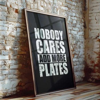 Nobody Cares Add More Plates