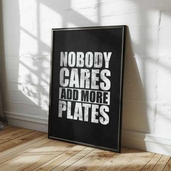 Nobody Cares Add More Plates